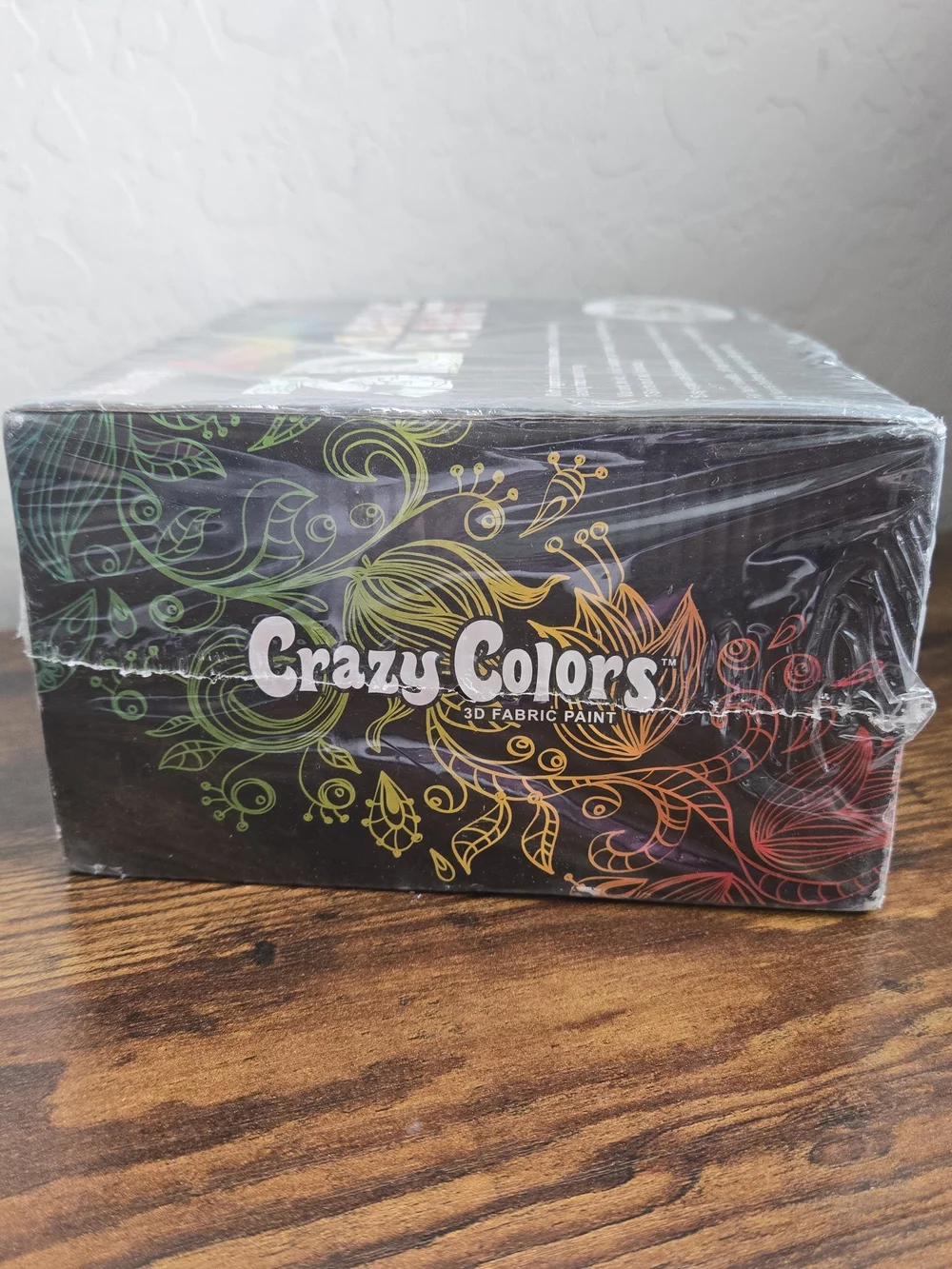 NIB U.S. Art Supply Crazy Colors 3D Fabric Paint Set - 30 Pack Squeeze Bottles